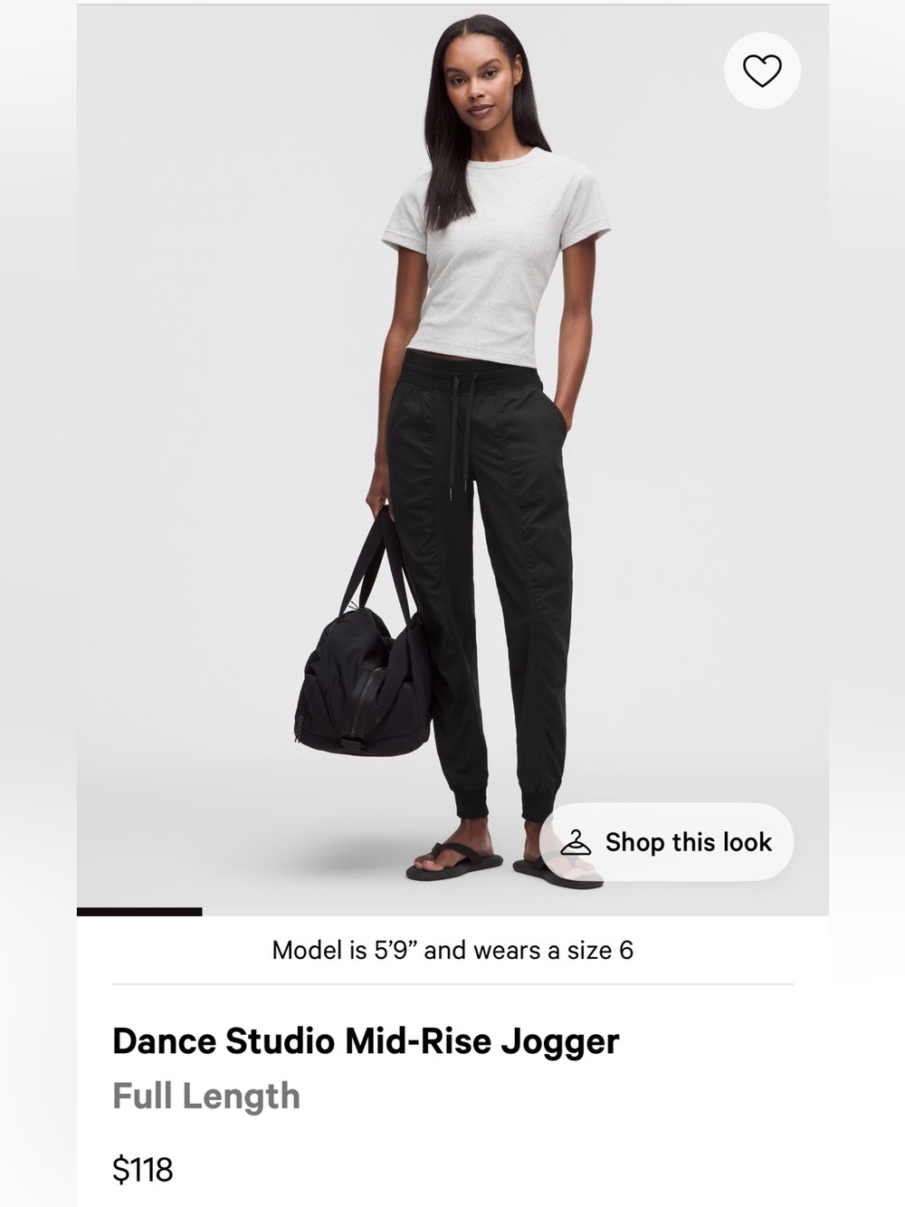 lululemon athletica dance studio jogger